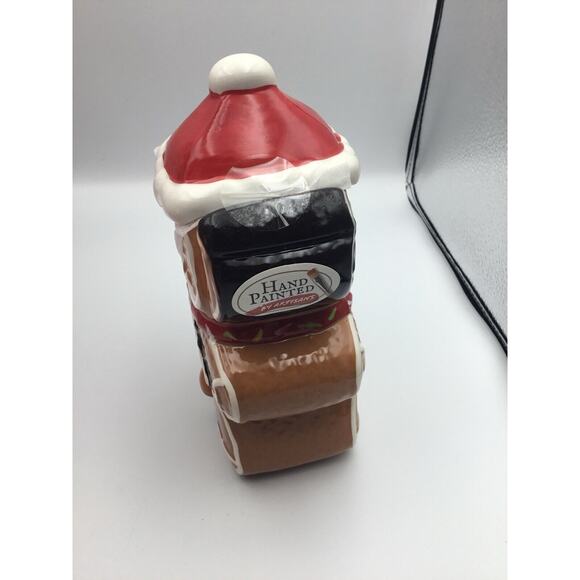 Disney Stitch Gingerbread Cookie Christmas Mug With Santa Hat Topper NEW - Picture 6 of 7